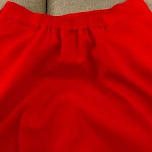 ModCloth Just This Sway in red skirt sized medium fully lined like new